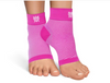 Truebuyz Plantar Fasciitis Socks (1 Pair) Premium Ankle Support foot Compression Sleeve Pink